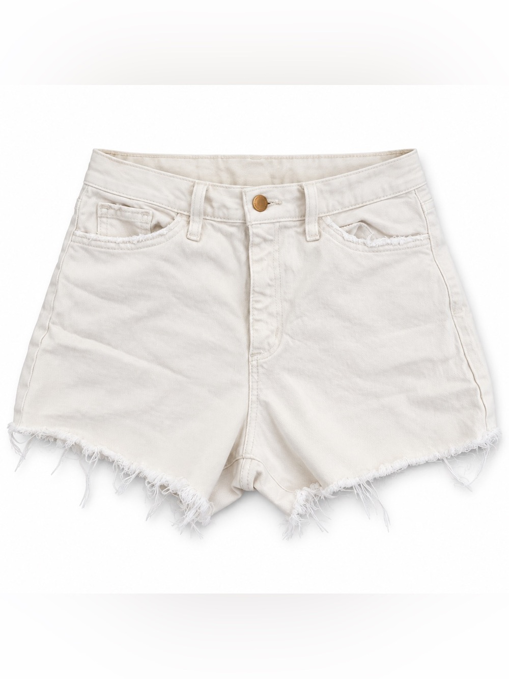 Universal Thread White Highest Rise Shortie Cutoff Shorts Size 6